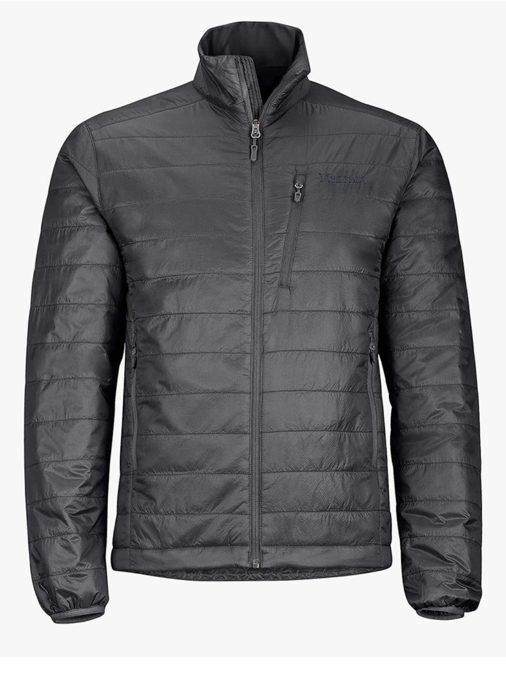 Marmot Men's Lightweight Quilted Puffer Jacket - Charcoal Gray
